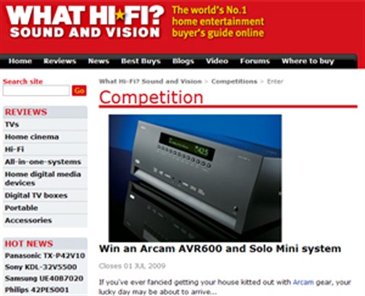 Win an AVR600 and Solo Mini/Muso system with Whathifi.com