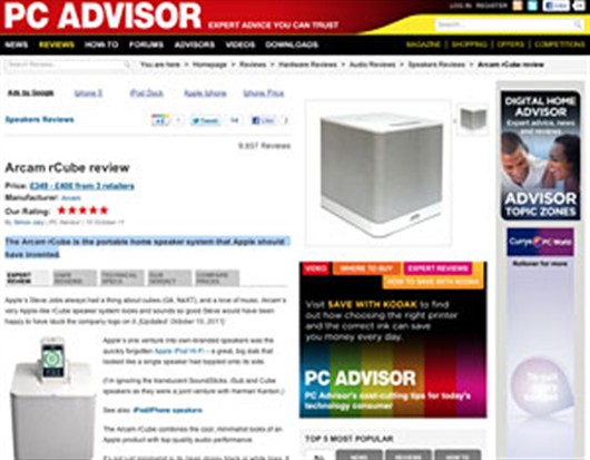 Sensational rCube Review By PC Advisor