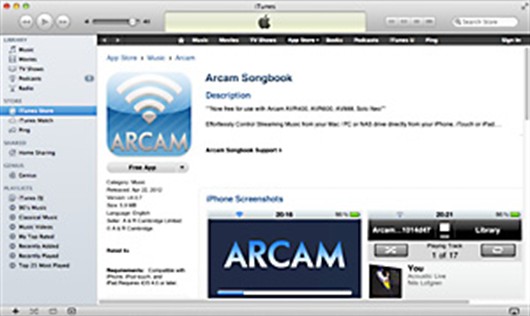Songbook Arcam App Now FREE in the iTunes store!