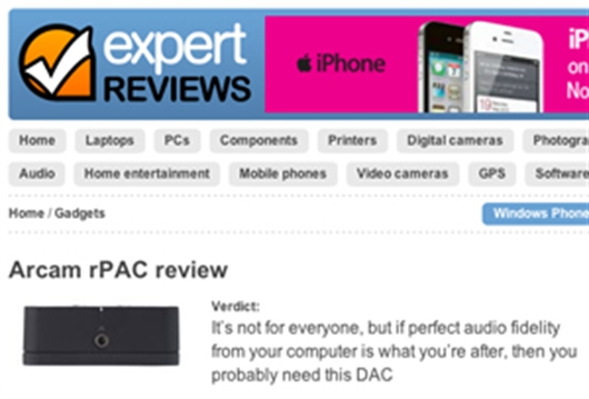 Expert Reviews give rPAC the Ultimate accolade